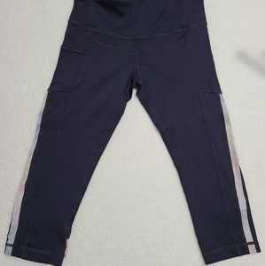 Vimmia Woman Cycling Navy Blue Cropped Leggings sz S